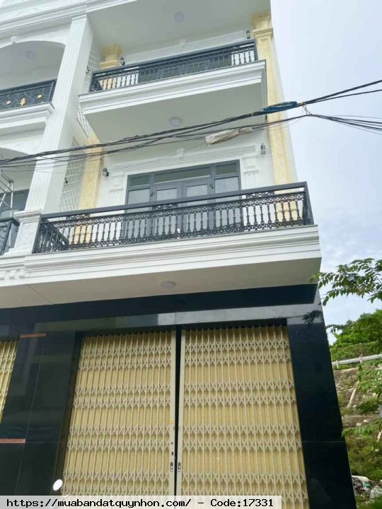 Bán nhà Mặt tiền_ P.Quang Trung - Tp.Quy Nhơn - DT: 74m2 - Giá bán 3 tỷ 850 triệu - Nhà 3 mê - Lộ giới 9m
