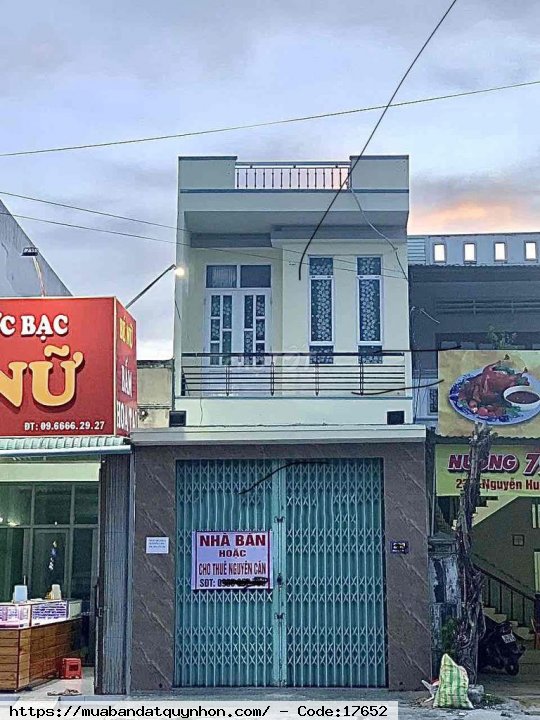 Bán nhà mặt tiền thị trấn tuy phước