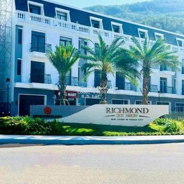 Bán nhà phố liền kề richond quy nhơn, 1trệt, 3lầu