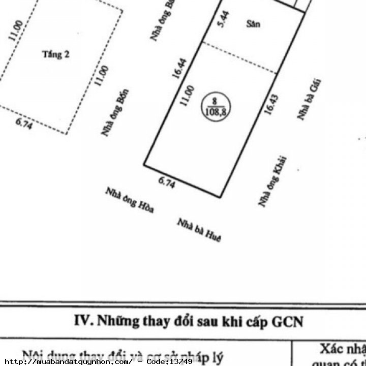Bán nhà sau căn mặt tiền đường Nguyễn Tự Như khu HAGL gần bờ hồ sinh thái - Diện tích: 108m ngang 6,6m - Thiết kế 2 mê nguyên nhà dân xây dựng nên chắc chắn kiên cố - Có thể tách rời 2lo để đầu tư - Gồm 4pn, 3ưc, pk, pt, bếp, sân thượng rộng rãi thoáng má
