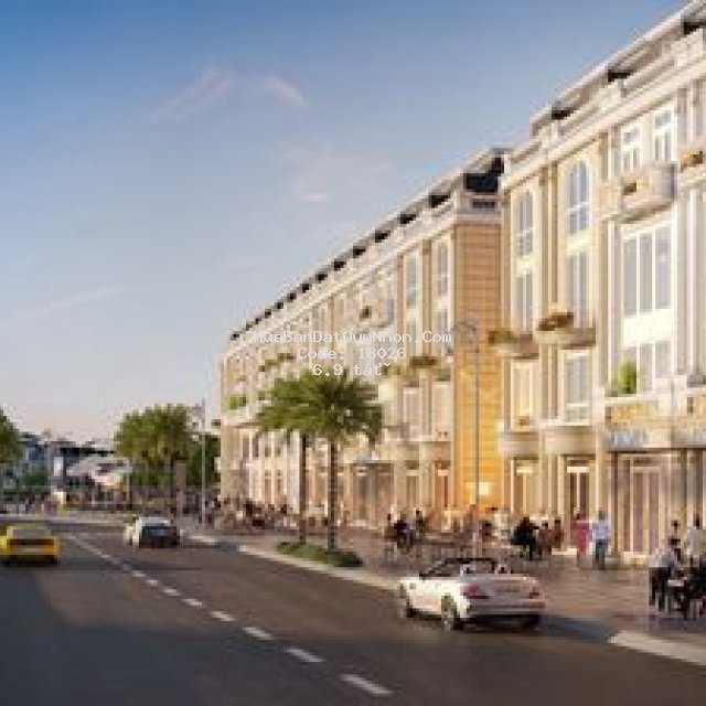 Bán shophouse 4 tầng ngay kdt log vân quy nhơn