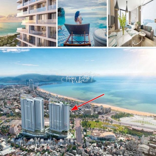 Bán suất mua căn hộ lâu dài mặt biển quy nhơn