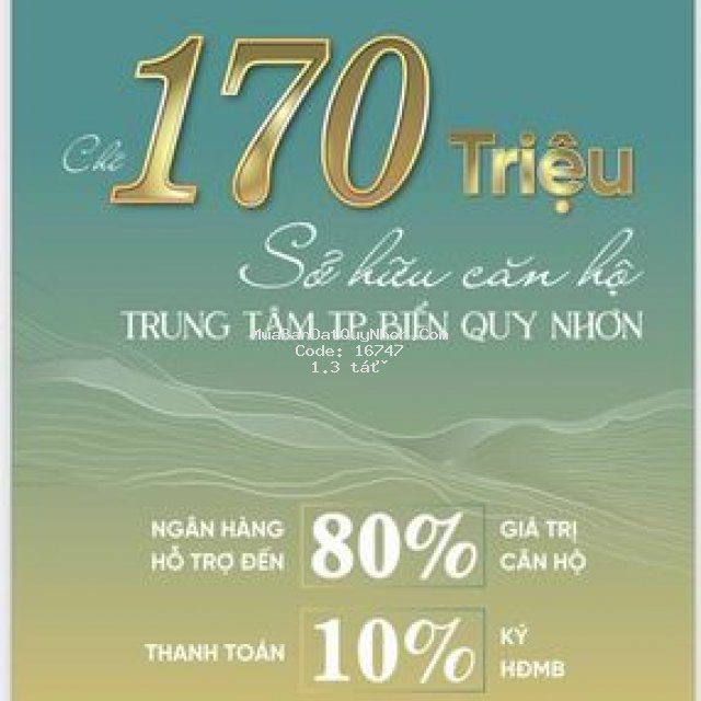 Căn 2pn view biển gía chỉ từ 270tr/căn