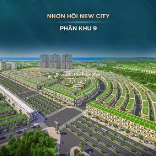 Cần bán đất dự án nhơn hội newcity phân khu 9