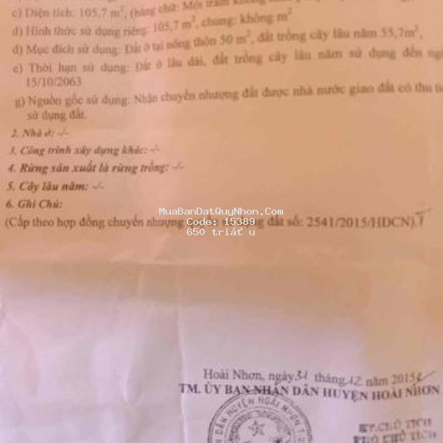 Cần bán đất gần khu công viên hoài hương hn bd
