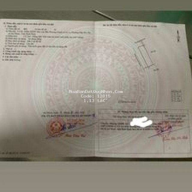 Cần bán đất thổ cư khu vực an nhơn. bình định