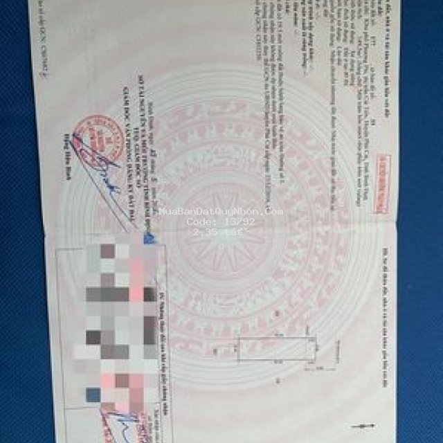 Cần bán lô đất ngay thị trấn cát tiến