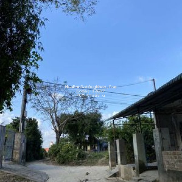 Cần bán lô đất nhơn phú 2 mặt bê tông