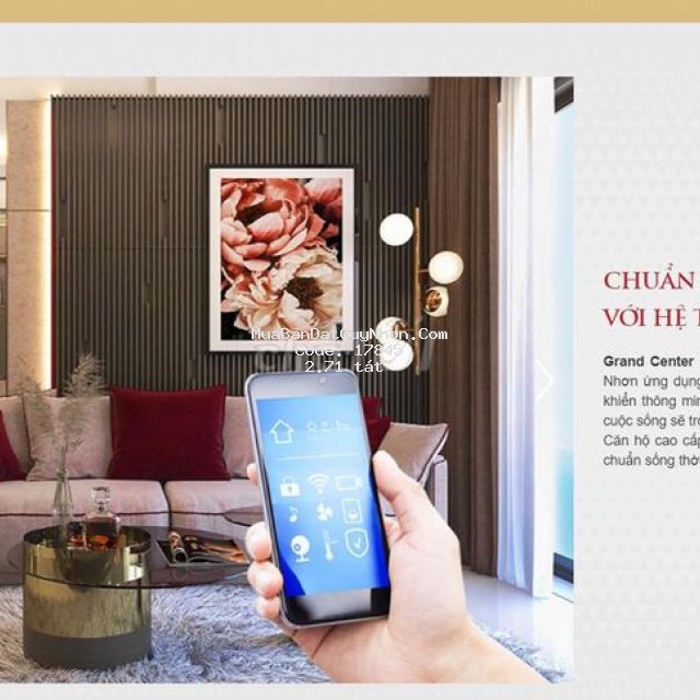Căn góc 2pn 71m2 grand center quy nhơn chỉ 38tr/m2
