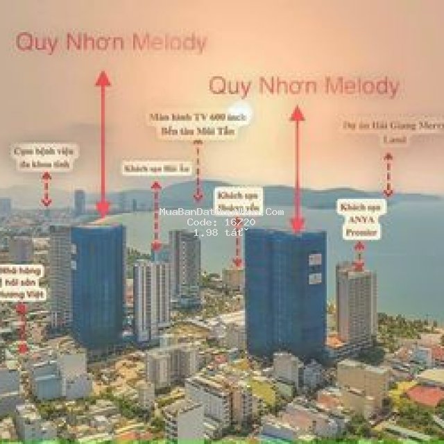 Căn hộ 1 phút ra biển, đã cất nóc, chỉ từ 39tr/m2
