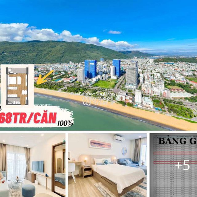 Căn hộ biển sổ lâu dài 𝐜𝐡𝐢̉ 𝟔𝟔𝟖tr sau ck 45%