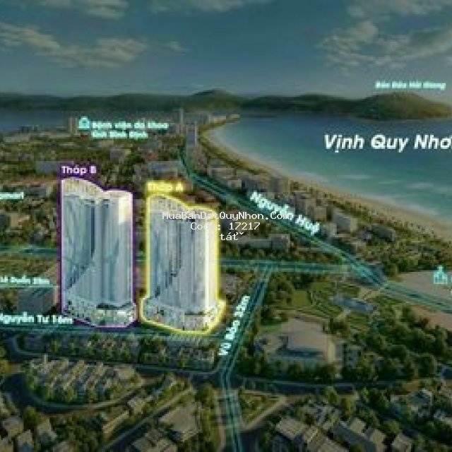 Căn hộ caocấp ngay mặt biển quynhơn,sở hữu lâu dài