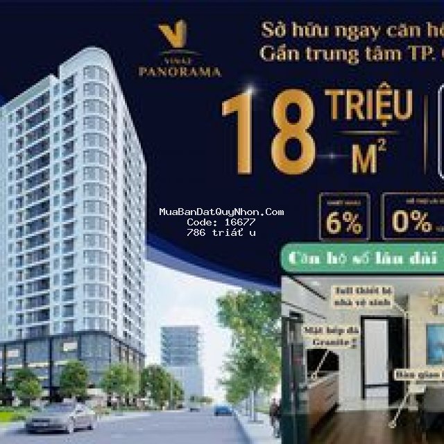 Căn hộ giá rẻ dành cho vợ chồng trẻ quy nhơn