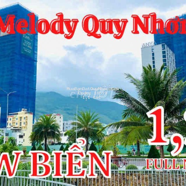 Căn hộ melody quy nhơn giá 1 tỷ 1