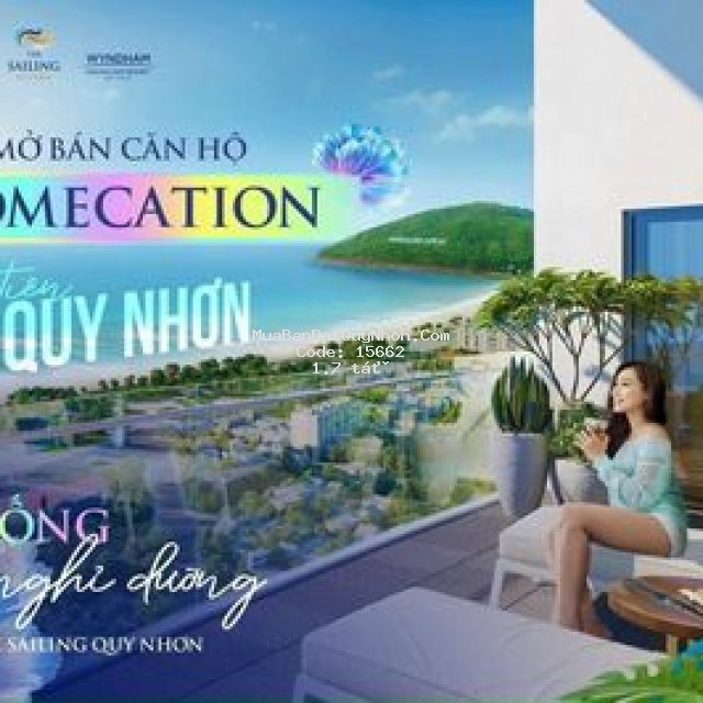 Căn hộ nghỉ dưỡng mặt biển quy nhơn,sổ đỏ lâu dài