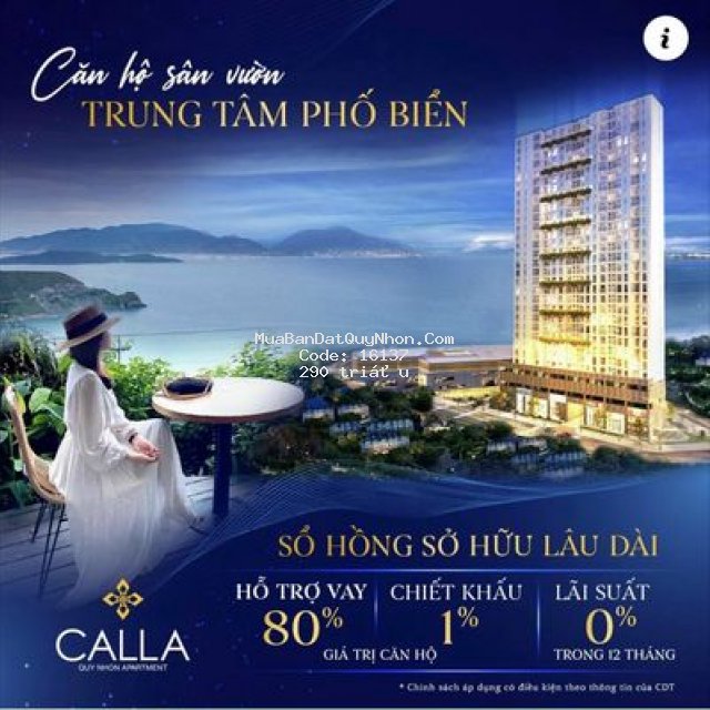Căn hộ sân vườn calla đầu tiên tại quy nhơn