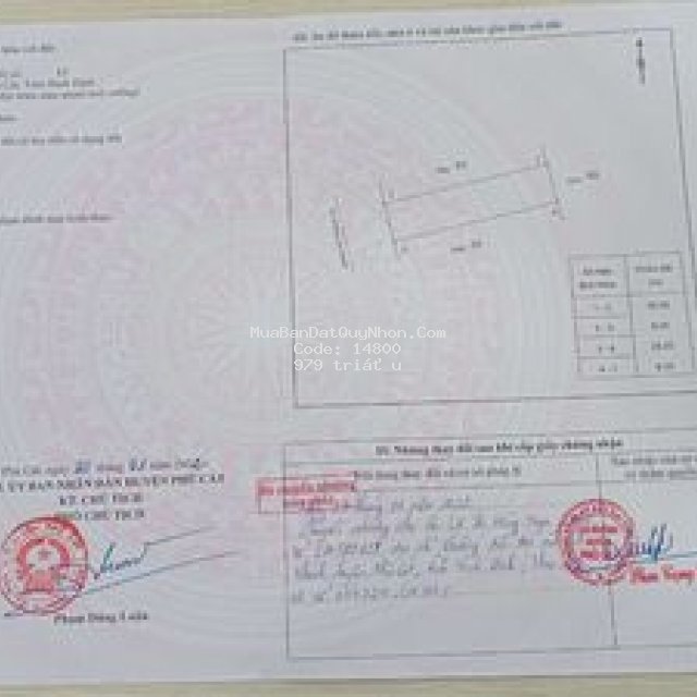 Cần tiền bán gấp lô đất nền h. cát khánh phù cát