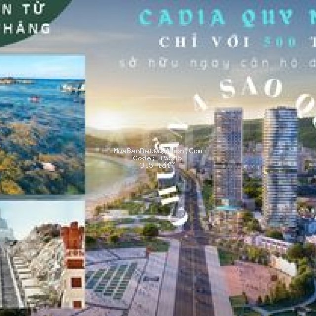 Chỉ 500 triệu sở hữu ngay căn hộ du lịch biển qn.