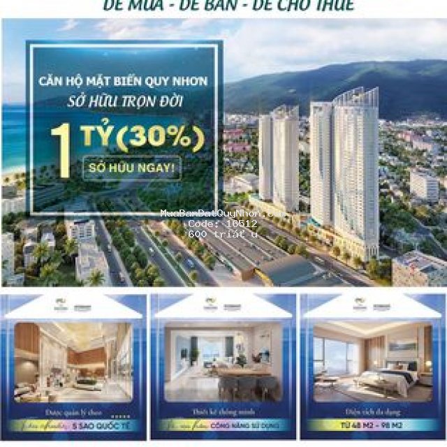 Chỉ với 600tr mua căn hộ view biển? tin được không