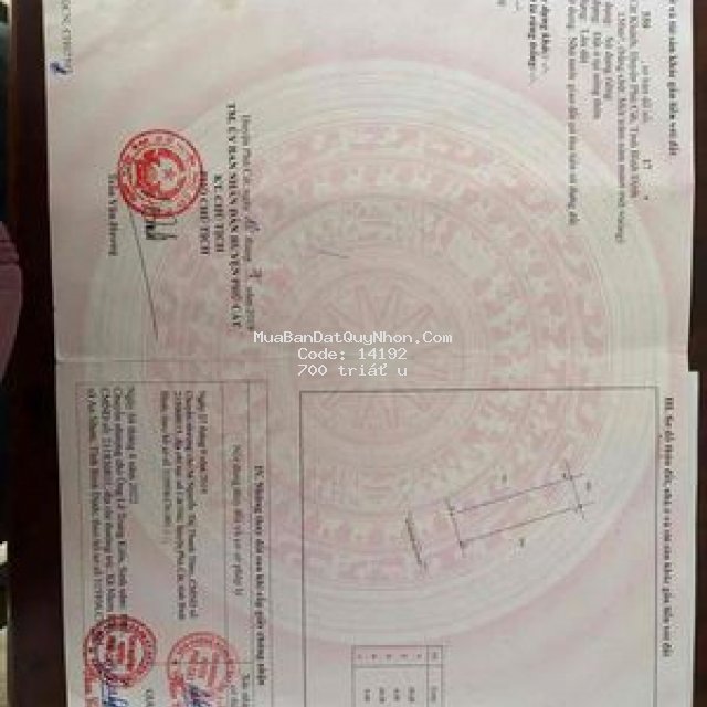 Chính chủ cần bán lô đất cánh 800m xã cát khánh