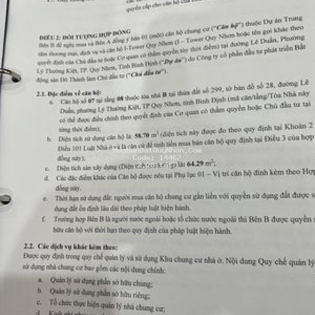 Chủ kẹt bán gấp căn hộ dự án the sailing quy nhơn