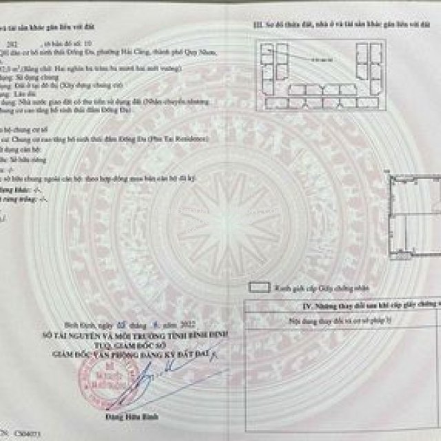 Chung cư phú tài residence trả trước 600 triệu