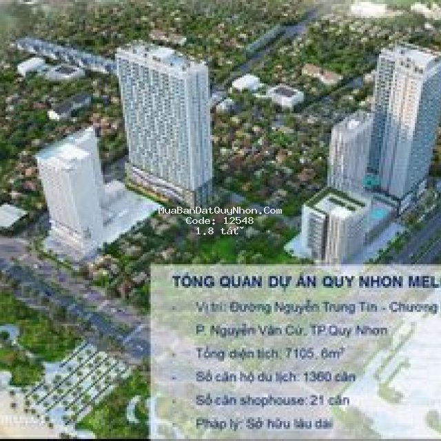 Chung cư thành phố qui nhơn, ck khủng, giá từ cđt