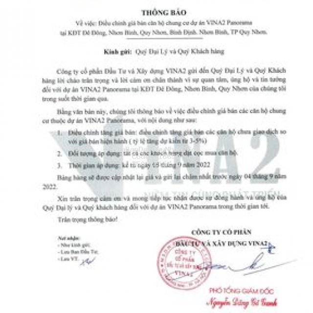 Cơ hội cuối cùng sở hữu căn hộ panorama với 350tr