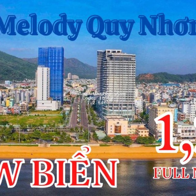 Còn 1 căn view biển melody quy nhơn 1 tỷ 2