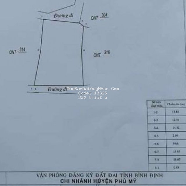 đất cần bán hẻm 2 mặt, đường bê tông 2.5m.