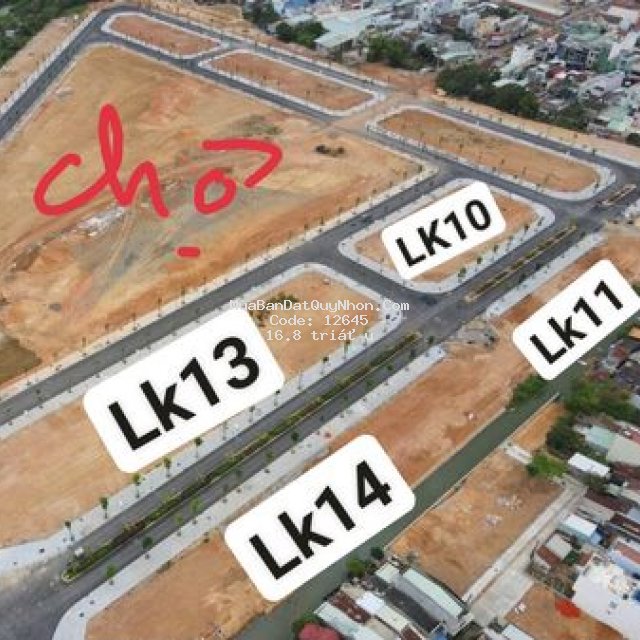đất chợ mới thị xã an nhơn, giá chỉ 16.8 triệu/m2