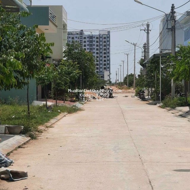 đất đẹp mặt tiền khu chợ dinh, quy nhơn
