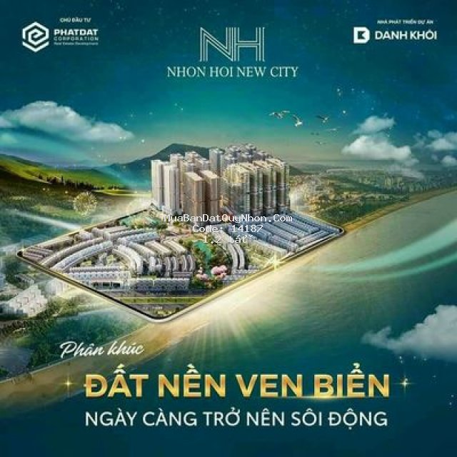 đất nền ven biển nhơn hội new city cạnh khu cn