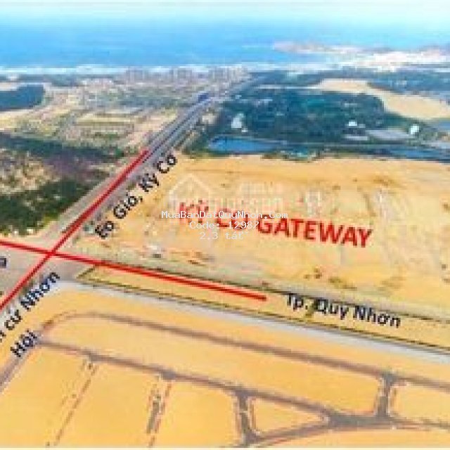 đất nền ven biển nhơn hội, sổ đỏ, chỉ 2.3 tỷ/nền