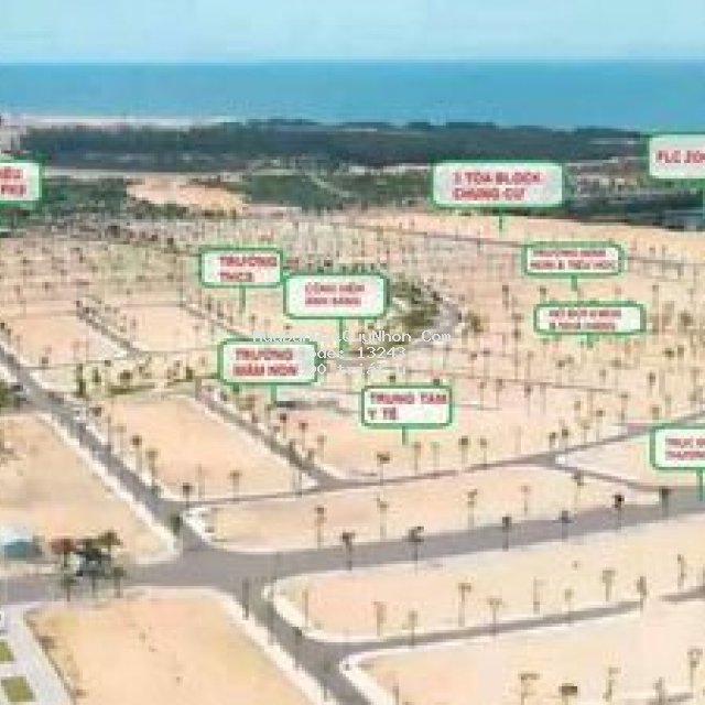 đất nền ven biển sở hữu 2 mặt tiền biển và ql19b