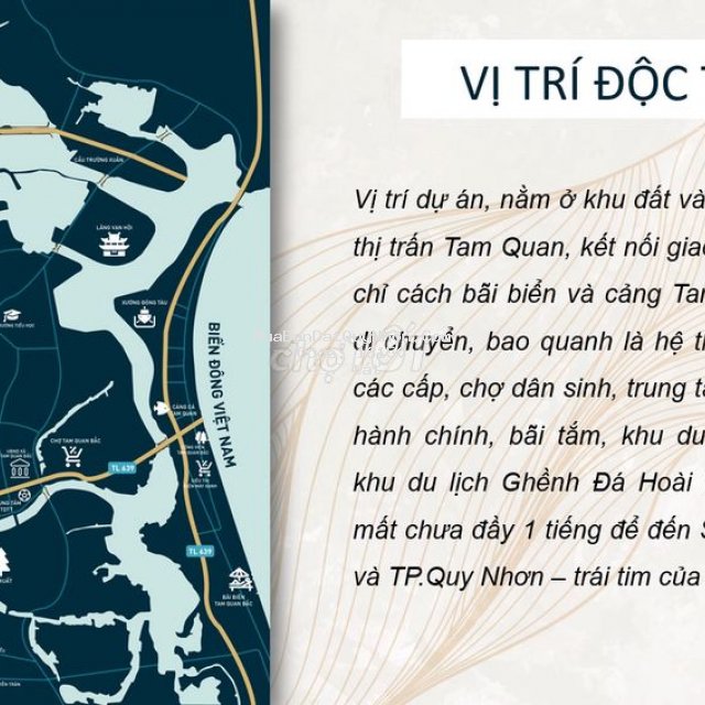 đất sổ đỏ 100m2 ngay vị trí trung tâm tam quan bắc