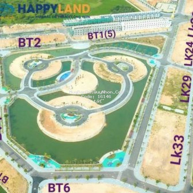đất sổ đỏ lâu dài.kđt hưng định city.an nhơn, bđ