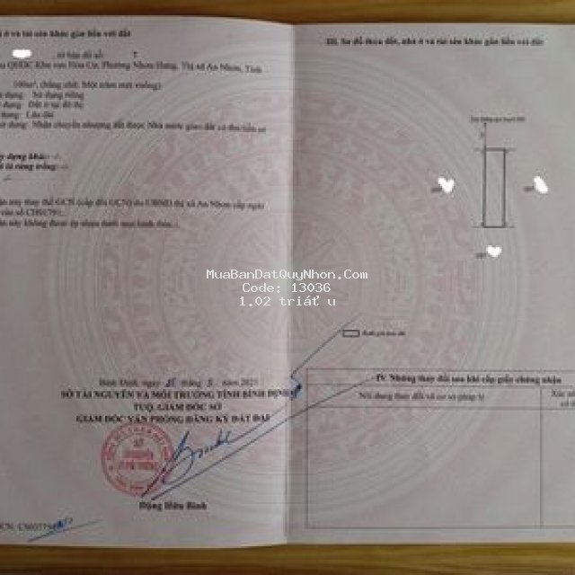 đất thị đội hoà cư, p. nhơn hưng