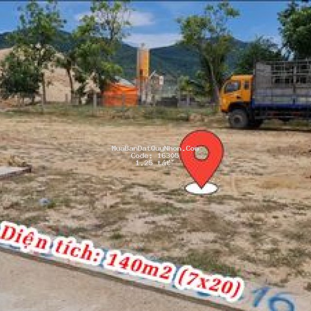 đất trong khu dân cư 140m2 phù cát, bình định
