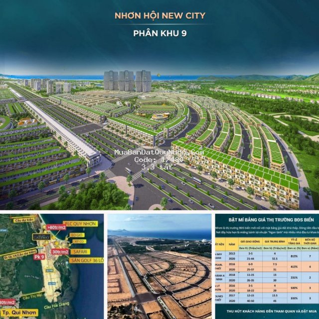đầu tư siêu lợi nhuận đất nền bán đảo quy nhơn