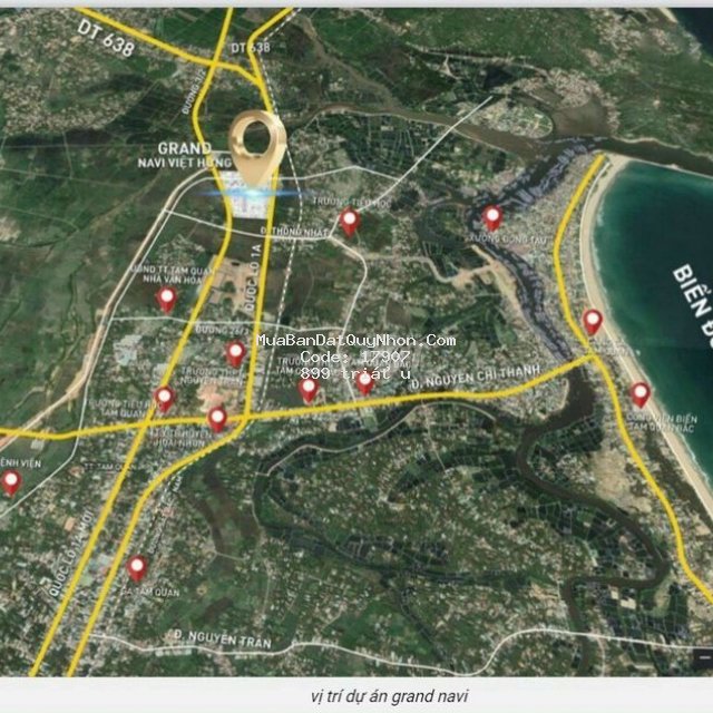 Grand navience city - ql 1a sát biển giá siêu rẻ