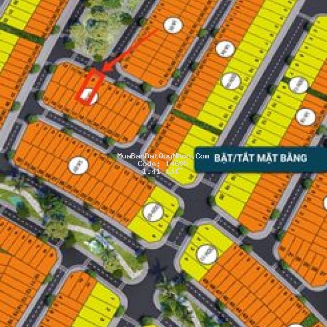 Hàng hiếm lk06-08 pk2 dự án nhơn hội newcity
