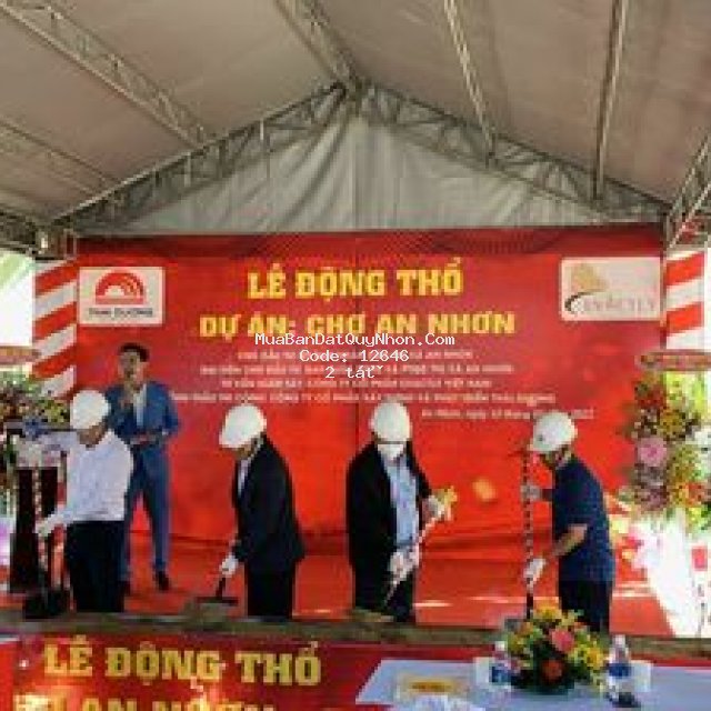 Hưng định city - lễ động thổ chợ an nhơn 10/1/2022