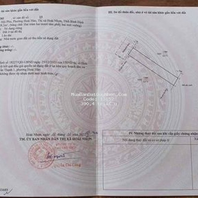 Khu đấu giá petong hội phú hoài hảo hoài nhơn
