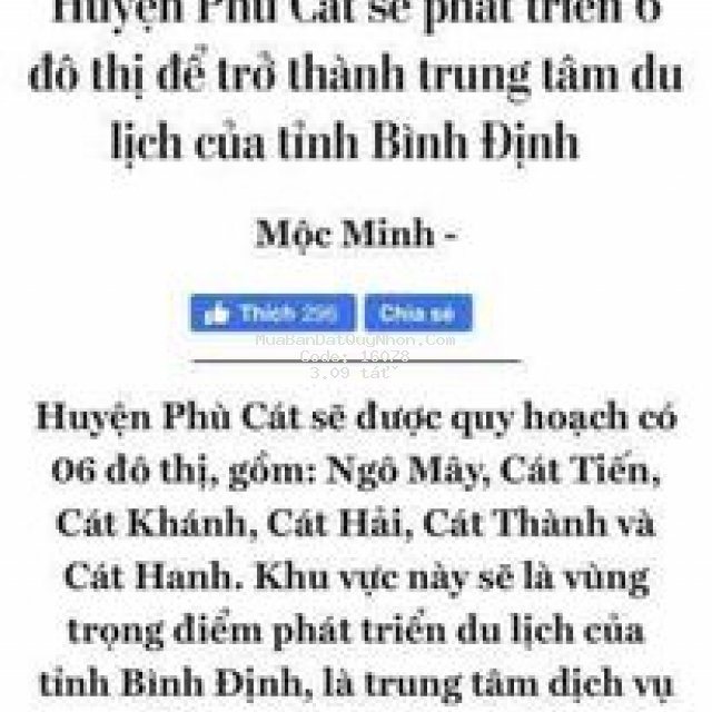 Lô góc cách biển cát hải 200m. 14.5tr/m2