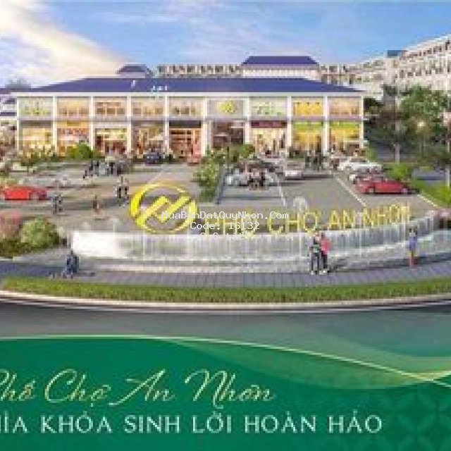 Lô góc suất ngoại giao khu chợ hưng định, an nhơn