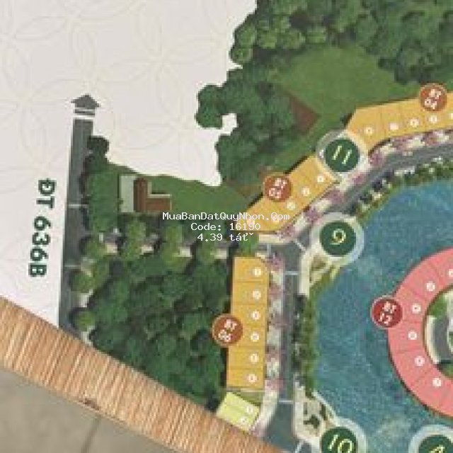 Lô góc vip biệt thự xung quanh hồ