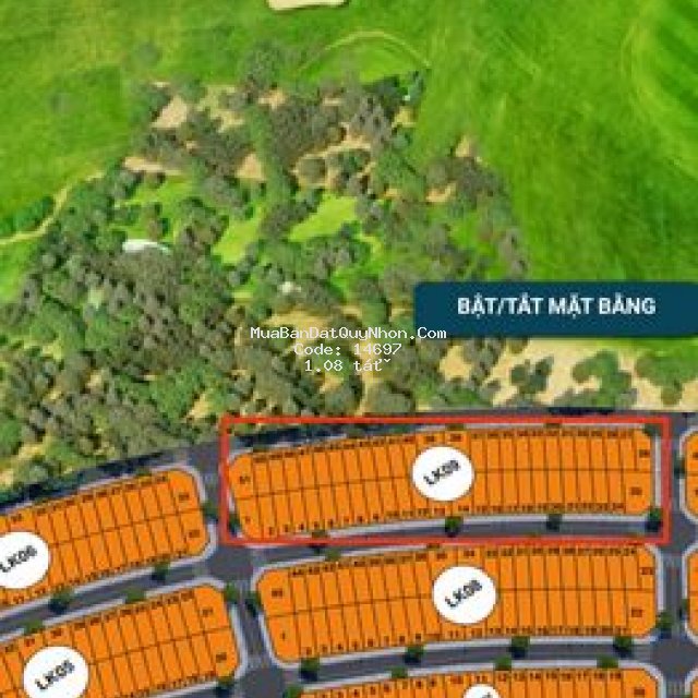 Lô lk09 phân khu 9 dự án nhơn hội newcity