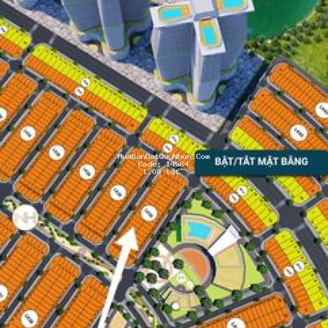 Lô lk30-19 phân khu 9 dự án nhơn hội newcity