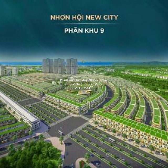 Mở bán đất nền dự án nhơn hội newcity.